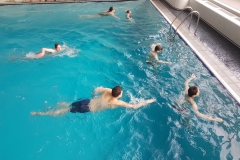 Pravidelné tréninky na bazénu